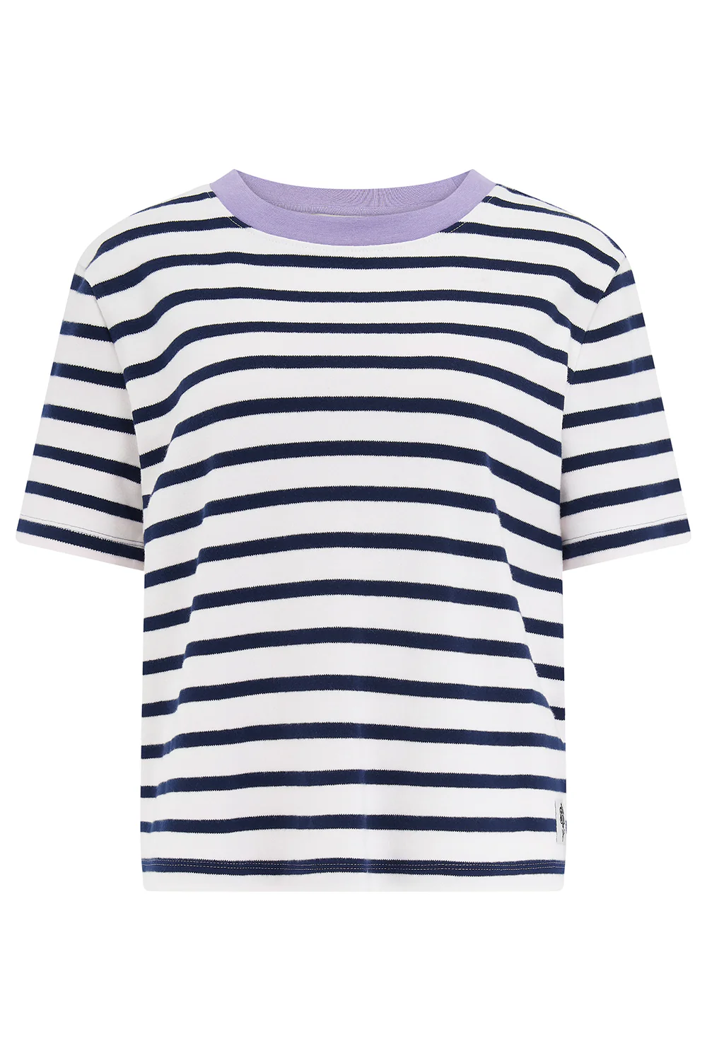 Estrella T-Shirt - Off White/Navy, SHB Flower - Image 6