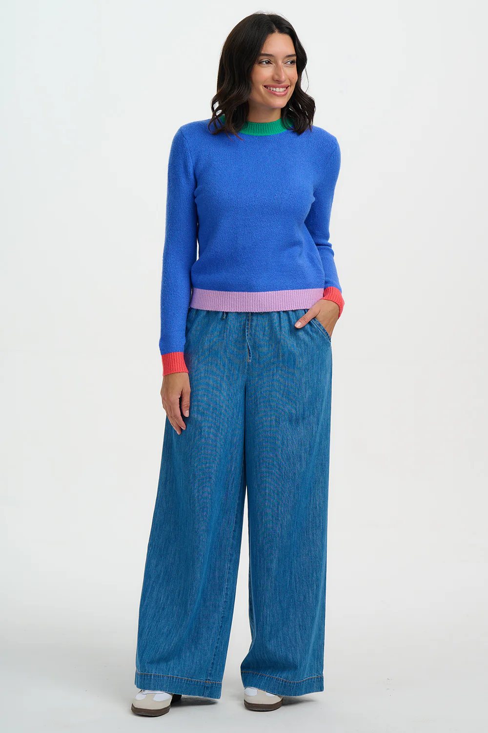 Honor Jumper - Blue, Colour Block - Image 4