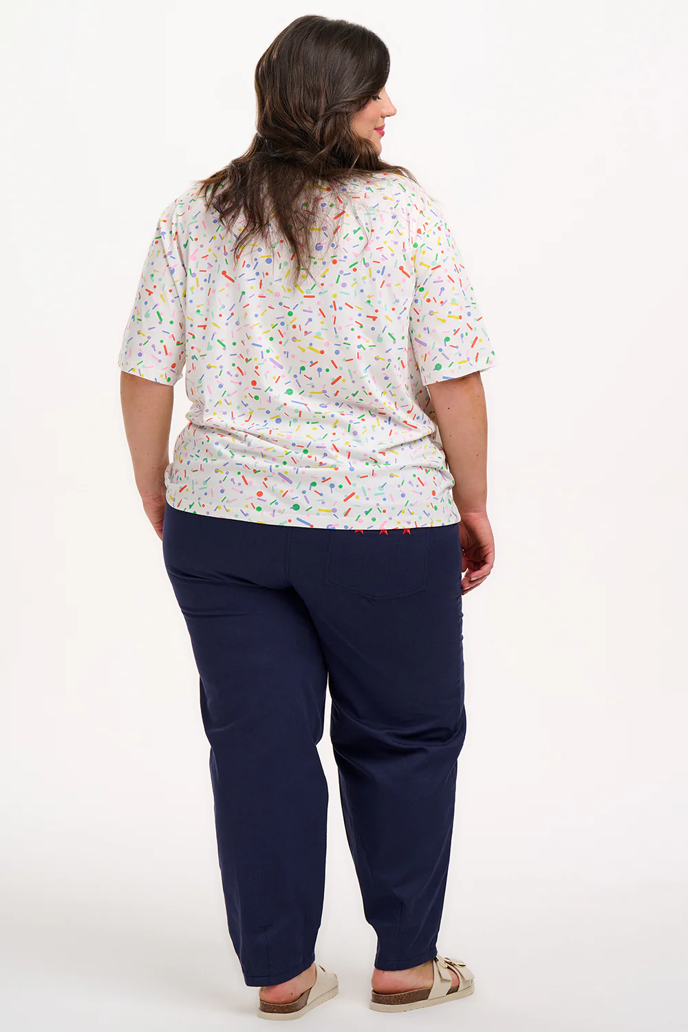 Kinsley Relaxed T-Shirt - Off-White, Cake Sprinkles - Image 4
