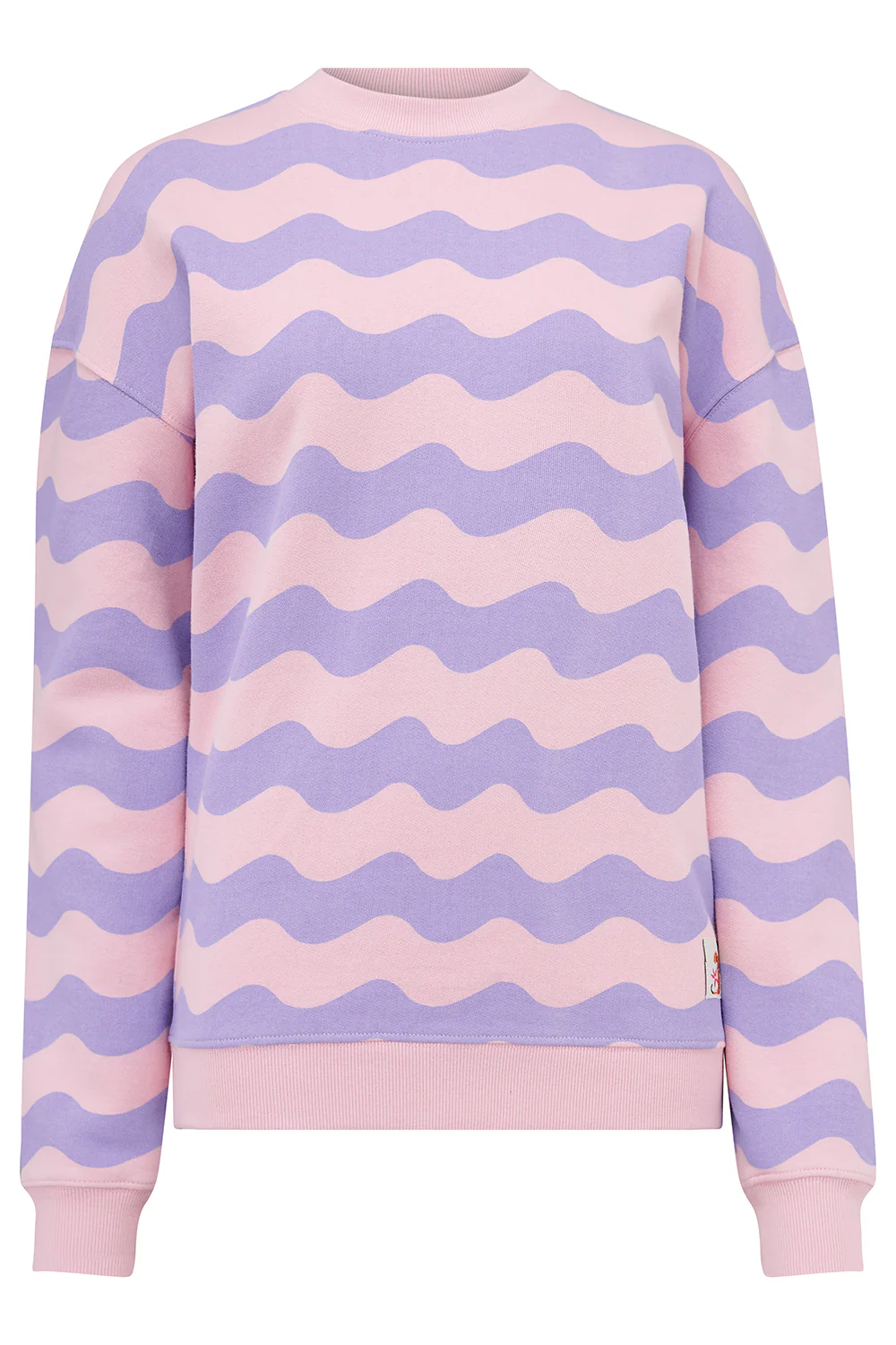 Noah Sweatshirt - Lilac/Pink, Waves - Image 6