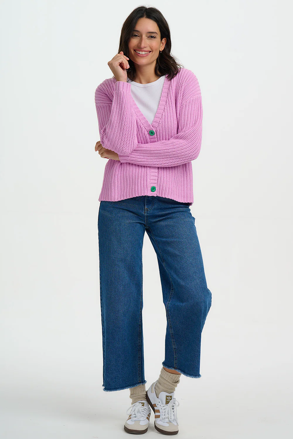 Raya Cardigan - Mauve Pink - Image 4