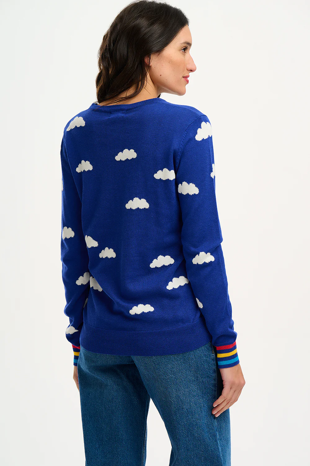Rita Jumper - Cobalt Blue, Dreamy Days - Image 3