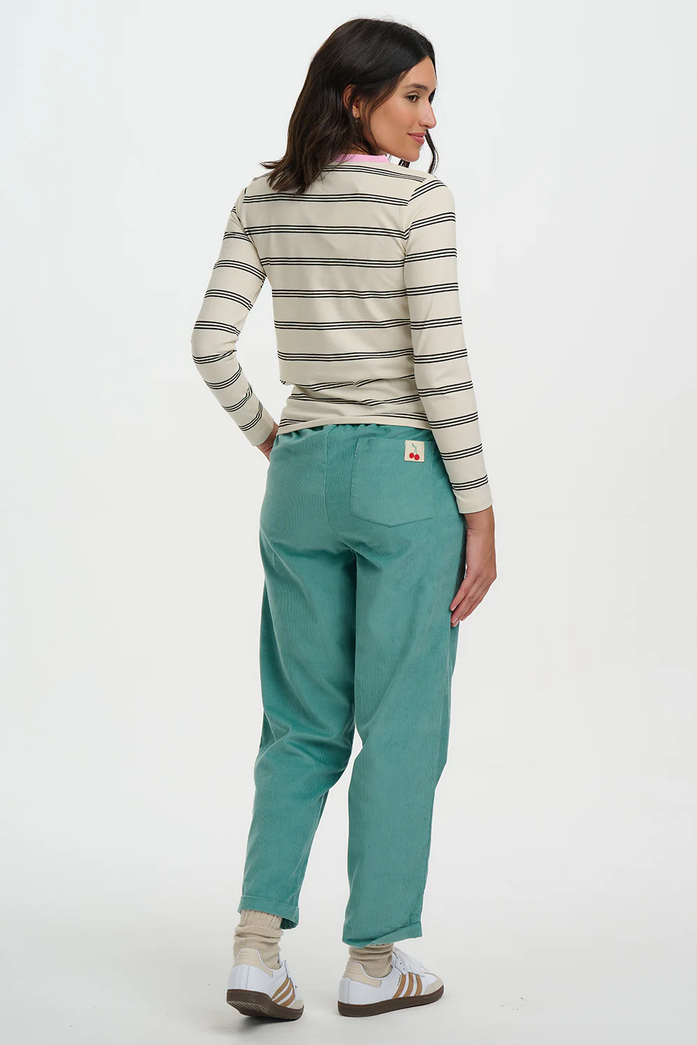 Vonnie Trousers - Teal Cord - Image 3